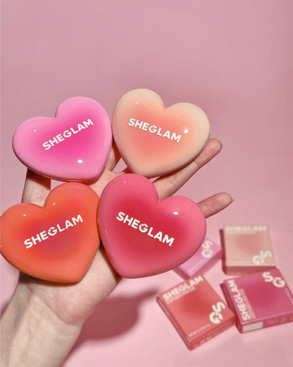 SHEGLAM Cupid Heart Shaped Cream Blush (Delight)